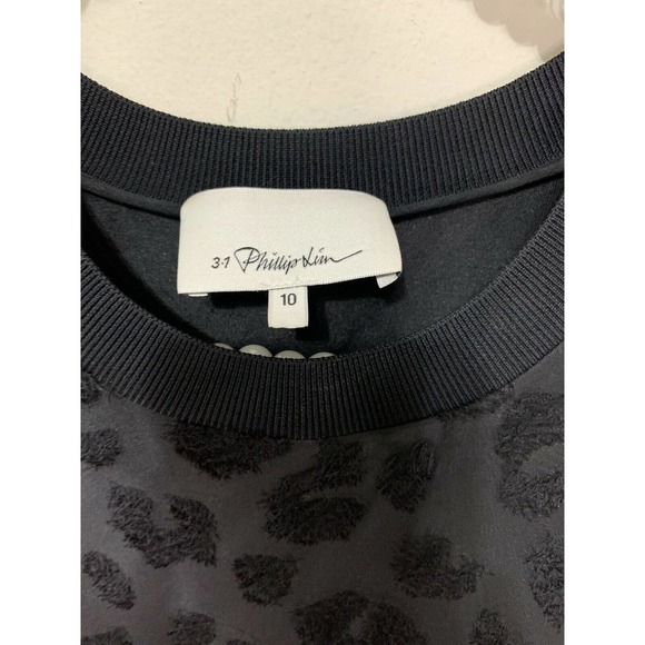 3.1 Phillip Lim Leopard Pattern Sculpted Dress 10 - Picture 3 of 6